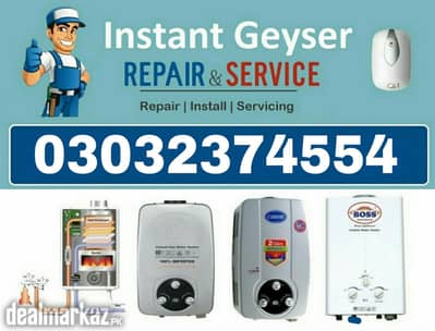 Instant & Electric Geyser Repairing Gass Geyser to Electric Convert