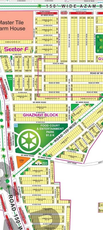 10 Marla On Ground Possesion Plot For Sale In Ghaznavi Block Bahria Town Lahore