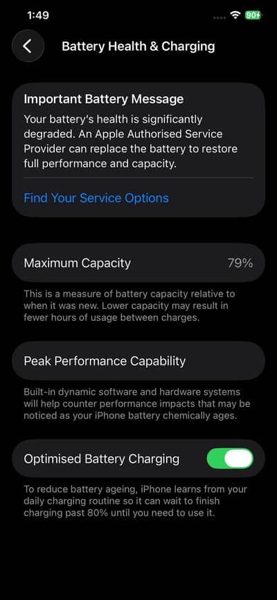 I phone 11 pro max 64gb Jv