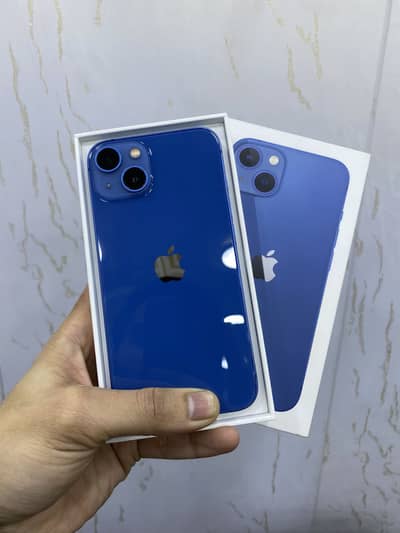 I phone 13 128 GB Factory 2 Months D sim time 90% Battery with Box