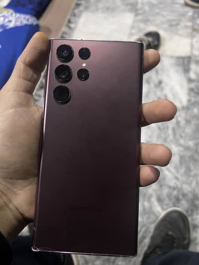 Sumsung s22 ultra non pta all ok minor dot with front camera