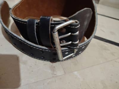 New leather Gym Belt | Workout/ Powerlifting/Fitness/ exercise belt
