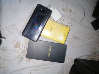 Poco x3 pro with box and charger included 8 GB 256