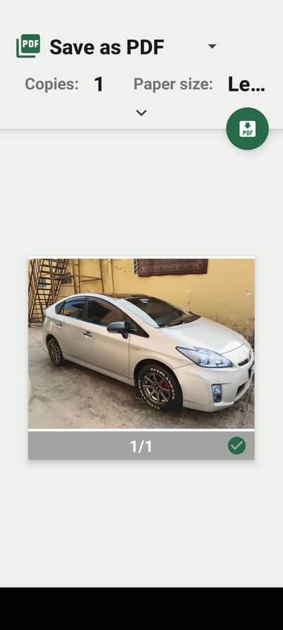 Toyota Prius 2009/16 hybrid geniun