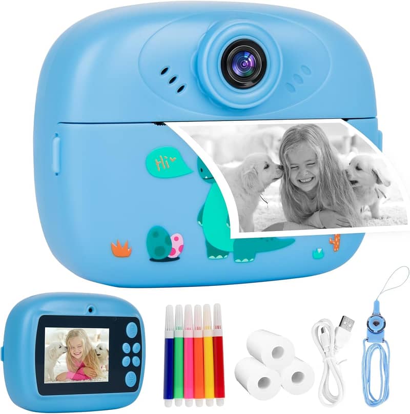 Children's Creative Instant print Camera Multifunctional Camera 5