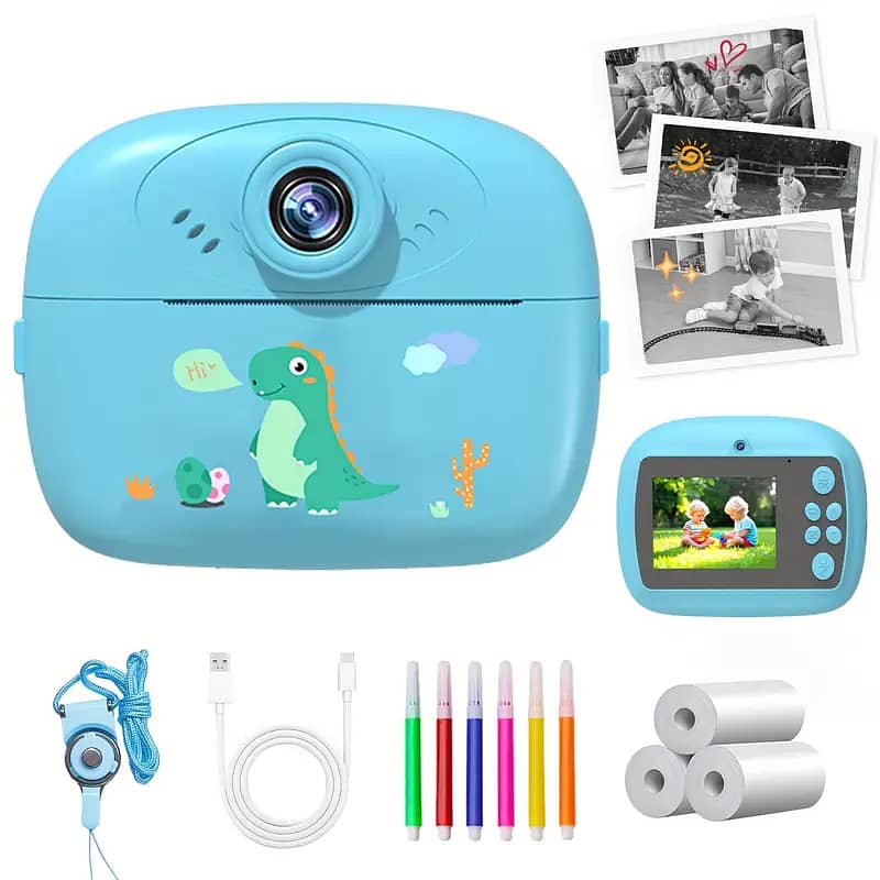 Children's Creative Instant print Camera Multifunctional Camera 12