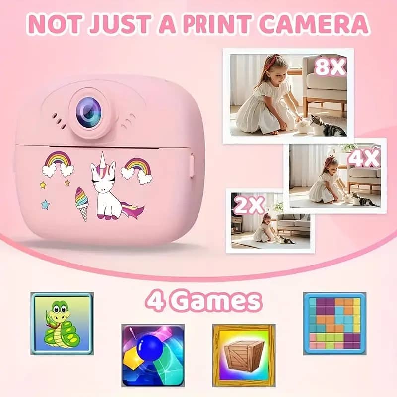 Children's Creative Instant print Camera Multifunctional Camera 13