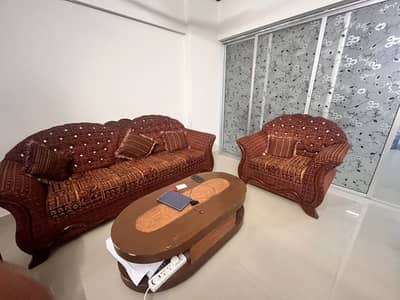 7 Seater Sofa with Center Table