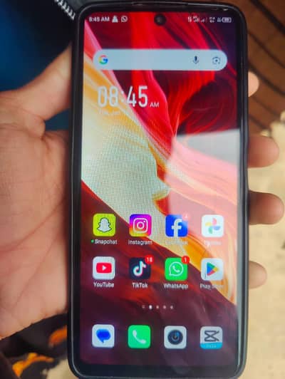 Infinix note 10 pro . 8/128 gb