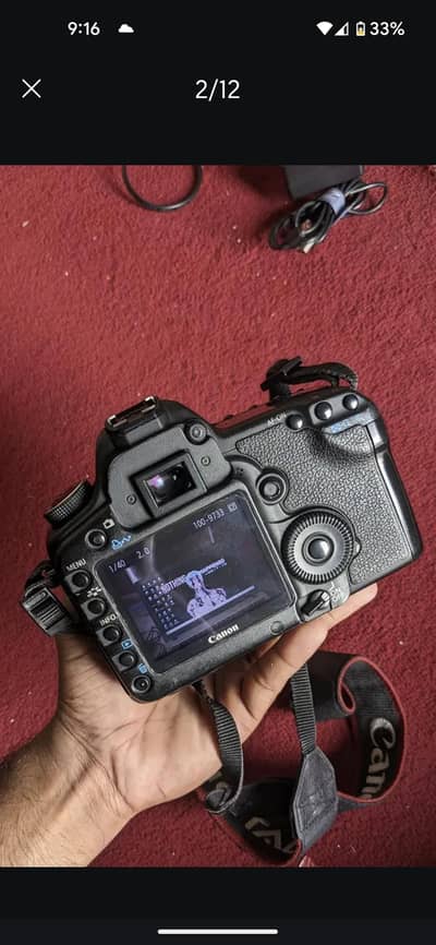 Canon Mark ii 5D Full Frame DSLR with 52mm Portrait Lens