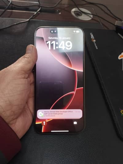 iPhone 16 Pro Max 256 Offical PTA Rs-378000