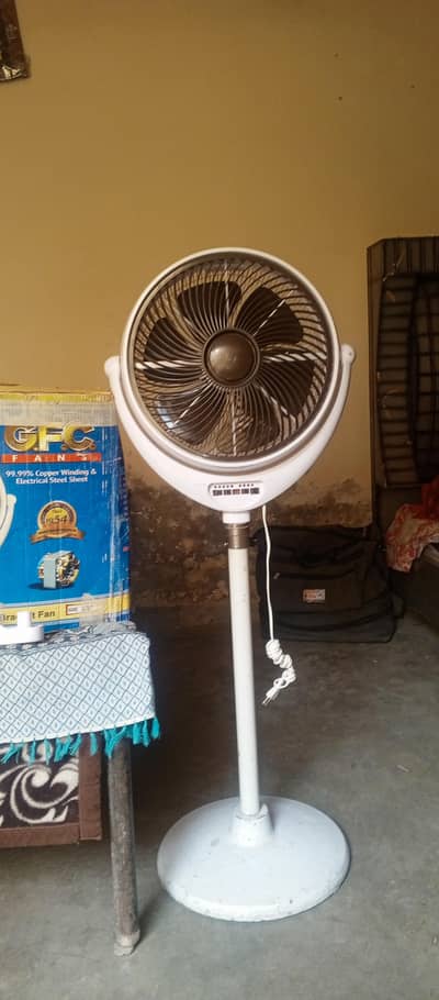 louver pedestal fan with metal base 03017633883