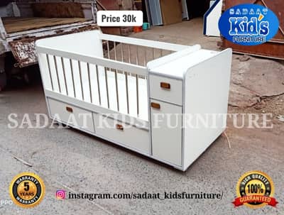 Baby cot | baby bed | wooden cot | kids bed | kids crib coat | 2 BY 5