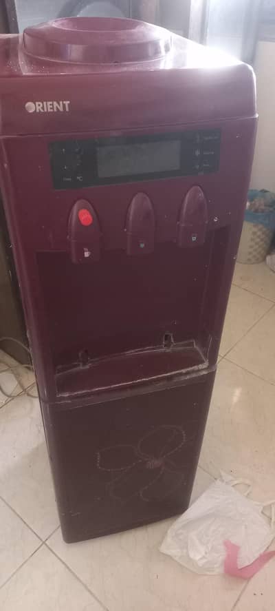 water dispenser and mini fridge