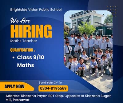 Maths Teacher for Class 9th