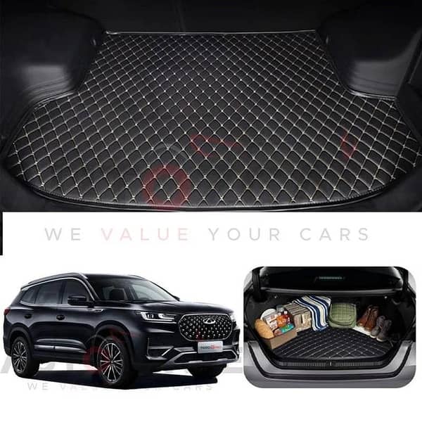 Chery Tiggo 8 Pro 7D Custom Car Trunk Mat - Model 2022-2025