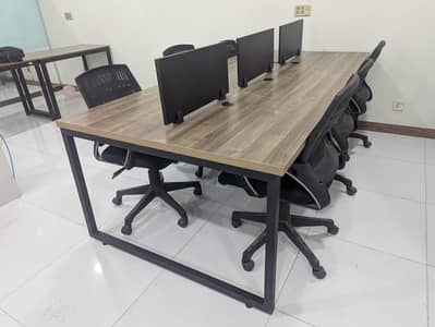 Size 8x4 Rs-24500 For 6 Person Seating Office Workstation