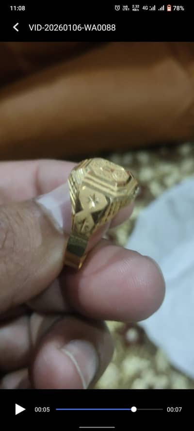 Gold Ring for men
