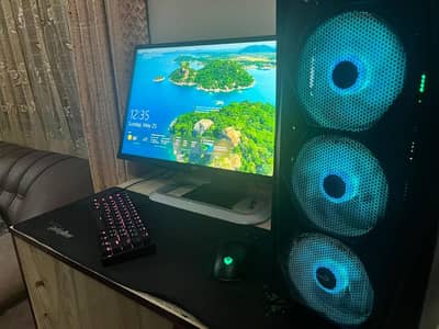WHOLE GAMING SETUP FOR SALE ! R5 2600 WITH RX 590 SE