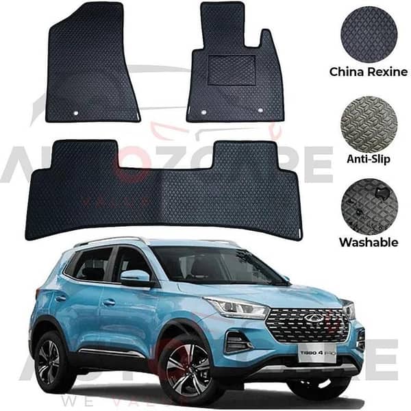 Chery Tiggo 4 Pro China Rexine Floor Mat 3PCS - Model 2022-2025