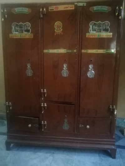 3-door iron almari available for sale. 12,000