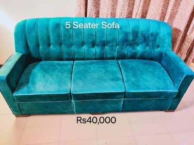 Sofa Set 5 Seater Good Condition