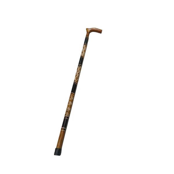 Carved Wooden Walking Stick for Elders and Youth - Rosewood Cane