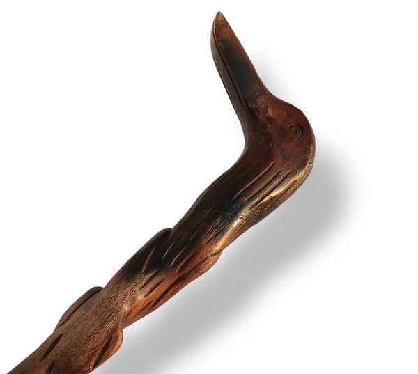 Wooden Duck Shape Walking Stick - Premium Quality for Outdoor Activities