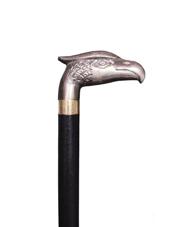 Eagle Walking Cane - Handmade Metal Classic Walking Stick