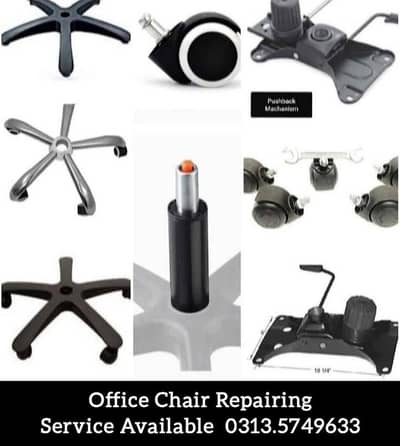 Office chair repairing service available home and office 03135749633
