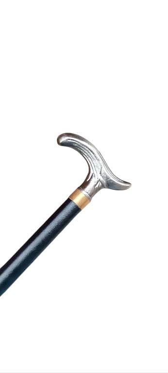 Metal Trekking and Hiking Cane - Durable Walking Stick for Outdoor Use