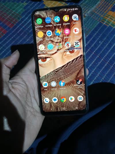 vivo y21 mobile with box and charging pta approved