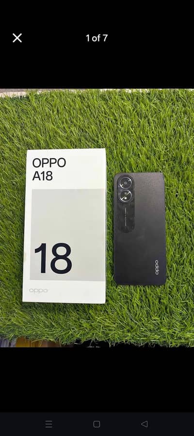 Oppo A 18  Ram 4 + 4  storage 128
