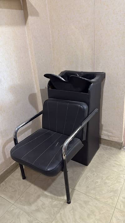 Salon furniture, trolley and wash unit for sale