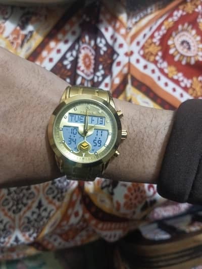 power Islamic digital watch dual time for sale