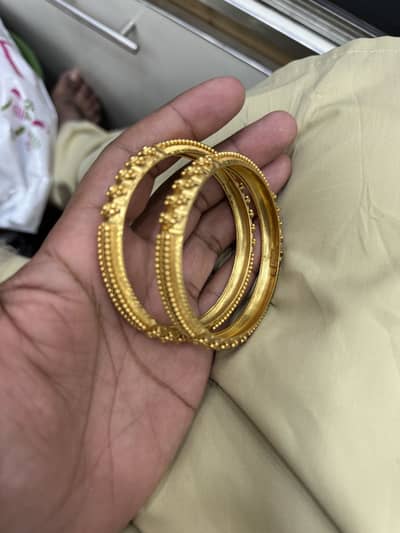 22k Gold 1 pies 2.5 tola total 5 tola 60 gram