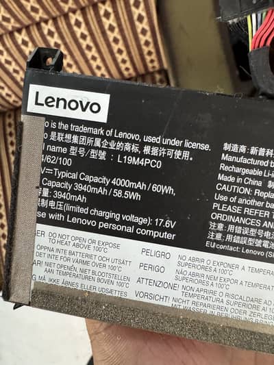 Laptop ram DDR4 SSD 256gb 500gb HDD Battery lenovo legion 5