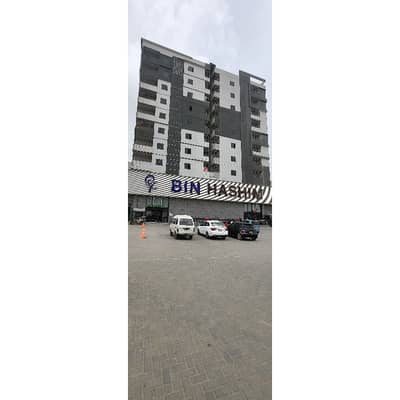 BRAND NEW 2 BED DRAWING DINING APARTMENT FOR SALE ALGHAFOOR GRANDE TOWER NEAR GATE 2 GULSHAN E MAYMAR