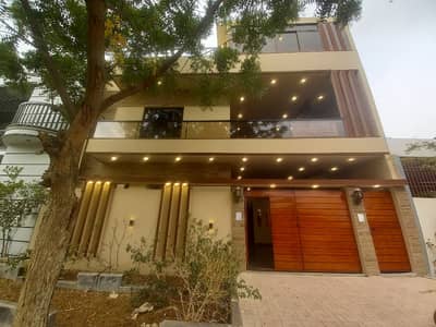 Brand New 240 Square Yards Ground + One Vvip Construction House Available For Sale