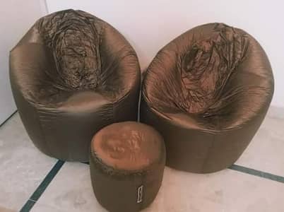 Tear Lounger Bean Bag Set of 3 - XXL Size