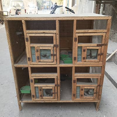 Birds cage four parts