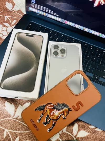 iPhone 15 pro max JV (94 health no boost) with box 10/10