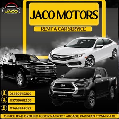rent a car/rent a car islamabad/car for rent/prado,civic,brv for rent