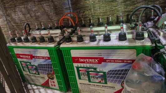 inverex batteries 220ah @ 32000 each