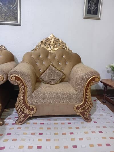 2 crown sofa set available for sale one set price 45000