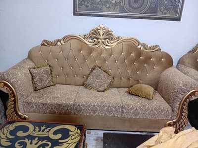 2 crown sofa set available for sale one set price 45000