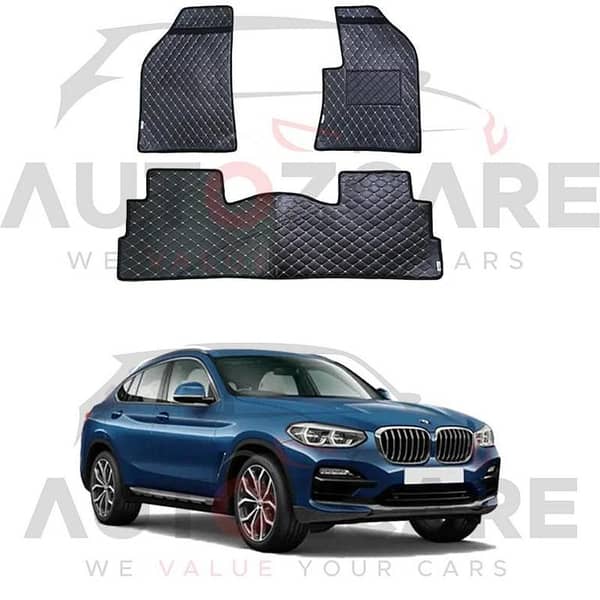 BMW X4 Series 7D Floor Mats ( Flat Style ) 4PCS - Model 2014-2018