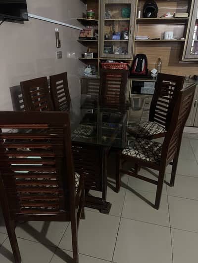 Dining table 6 chairs