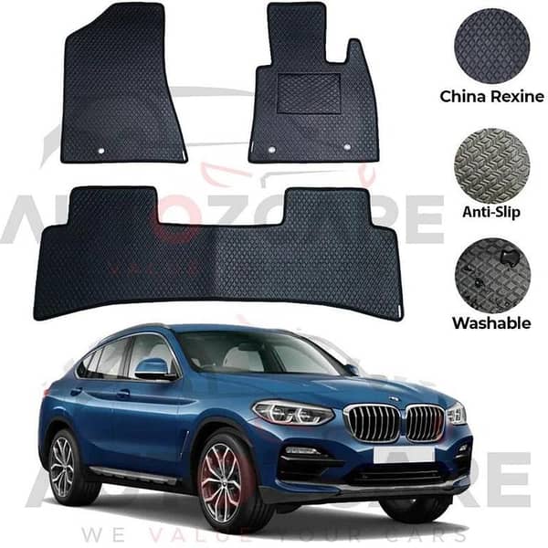 BMW X4 Series China Rexine Floor Mat 4PCS - Model 2014-2018