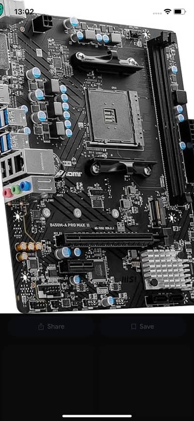 MSI A320M-A PRO Motherboard (Excellent Condition)